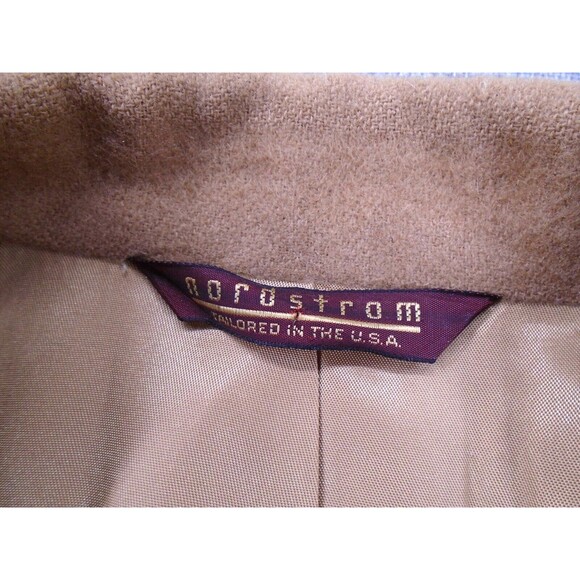 Vintage Nordstrom Blazer Camel Hair Men's Jacket Beige VTG Sport Coat 42" Chest - Picture 9 of 16